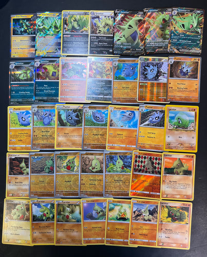 Pokemon Larvitar, Pupitar & Tyranitar V Card Lot - 35 Cards - Ultra Rare ex, Vintage and Holo Collection!