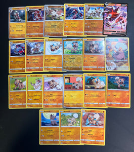 Pokemon Rockruff and Lycanroc V Card Lot - 21 Cards - Ultra Rare, Holo Rare and Promo Collection!