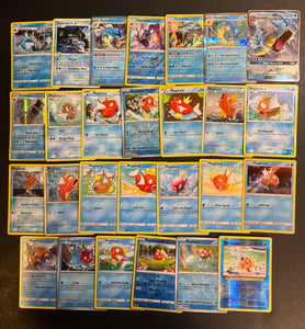 Pokemon Magikarp and Gyarados Card Lot - 27 Cards - Ultra Rare GX, Holo Rare and Vintage Collection!