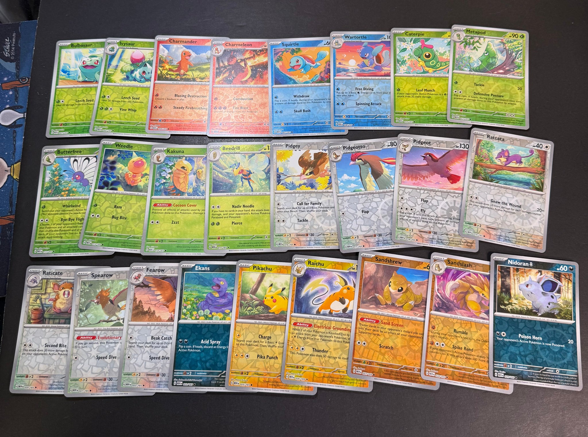 Pokemon 151 Complete Reverse Holo Card Set - 164 Total Cards - EX & Ho JAB Games13 Pokemon 151 Complete Reverse Holo Card Set - 164 Total Cards - EX & Ho JAB Games13