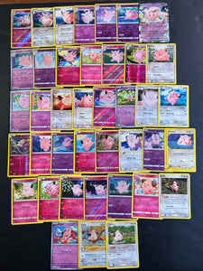 Pokemon Cleffa, Clefairy and Clefable ex Card Lot - 40 Cards - Holo Rare & Vintage Collection!