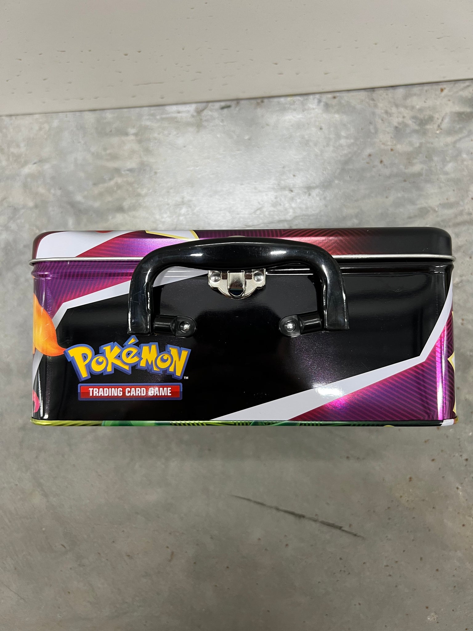 Pokemon Collector's Chest Empty Lunch Box Tin - Pikachu and Mega Chari JAB Games13 Pokemon Collector's Chest Empty Lunch Box Tin - Pikachu and Mega Chari JAB Games13