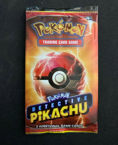 Pikachu - SM190 Holo Rare Promo - Sealed Pokemon Detective Pikachu Movie Promo Pack!