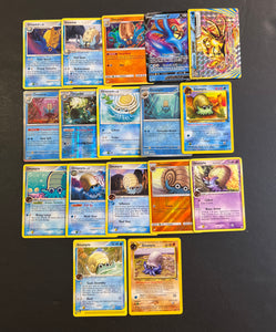 Pokemon Omanyte and Omastar Card Lot - 17 Cards - Break, Ultra Rare V, JAB Games13 Pokemon Omanyte and Omastar Card Lot - 17 Cards - Break, Ultra Rare V, JAB Games13
