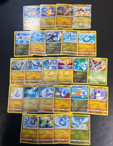 Pokemon Dratini, Dragonair & Dragonite Card Lot - 25 Cards - Holo Rare, Reverse Holo & Vintage Cards!