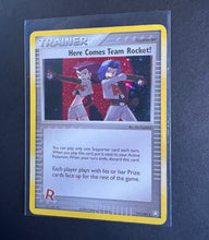 Load image into Gallery viewer, Here Comes Team Rocket - 111/109 Secret Holo Rare Trainer - EX Team Rocket Returns
