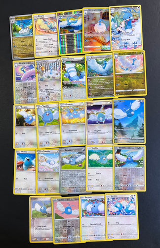 Pokemon Swablu and Altaria Card Lot - 24 Cards - Holo Rare and Reverse Holo Cards!