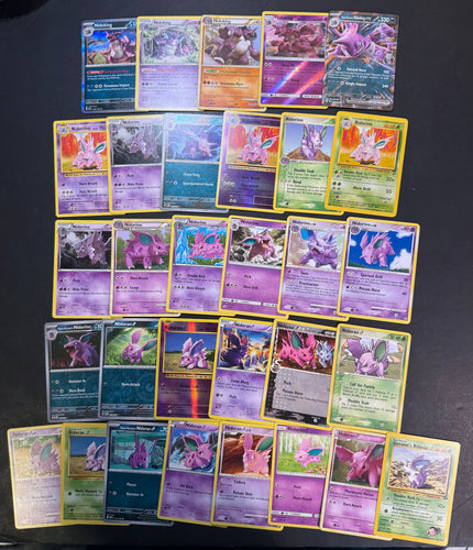 Pokemon Nidoran, Nidorino & Nidoking ex Card Lot - 31 Cards - Holo Rare & Vintage Collection!