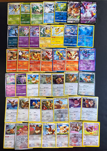 Pokemon Eevee (Eeveelution) Card Lot - 42 Cards - Holo Rare, Reverse Holos and Vintage Collection!