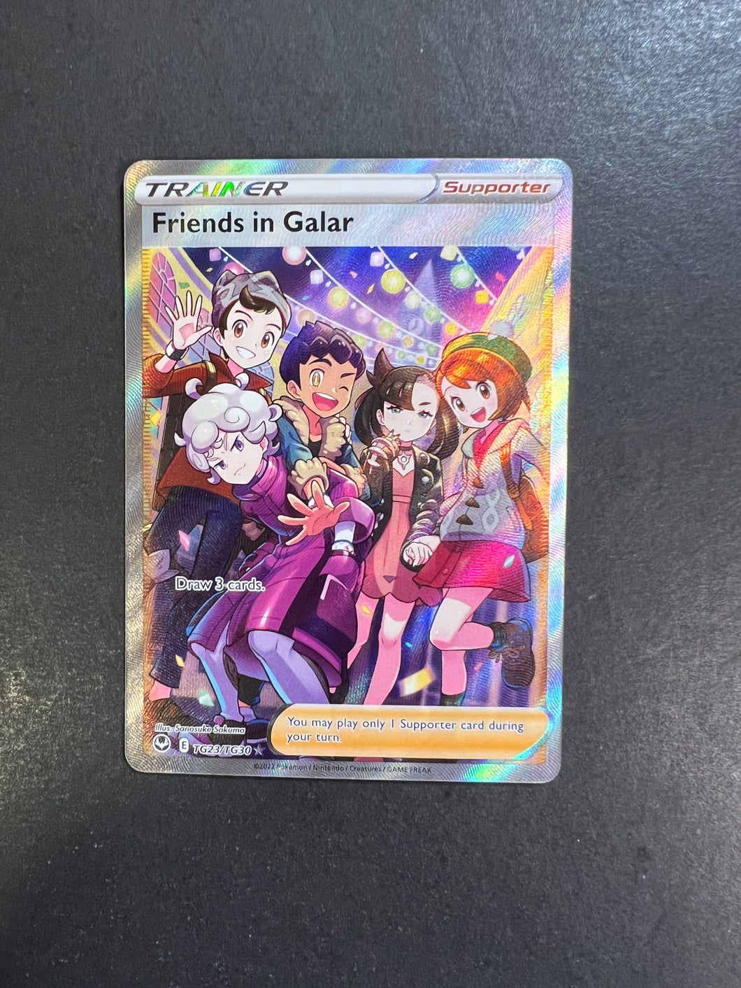 Friends in Galar - TG23/TG30 Full Art Ultra Rare Trainer - Silver Tempest