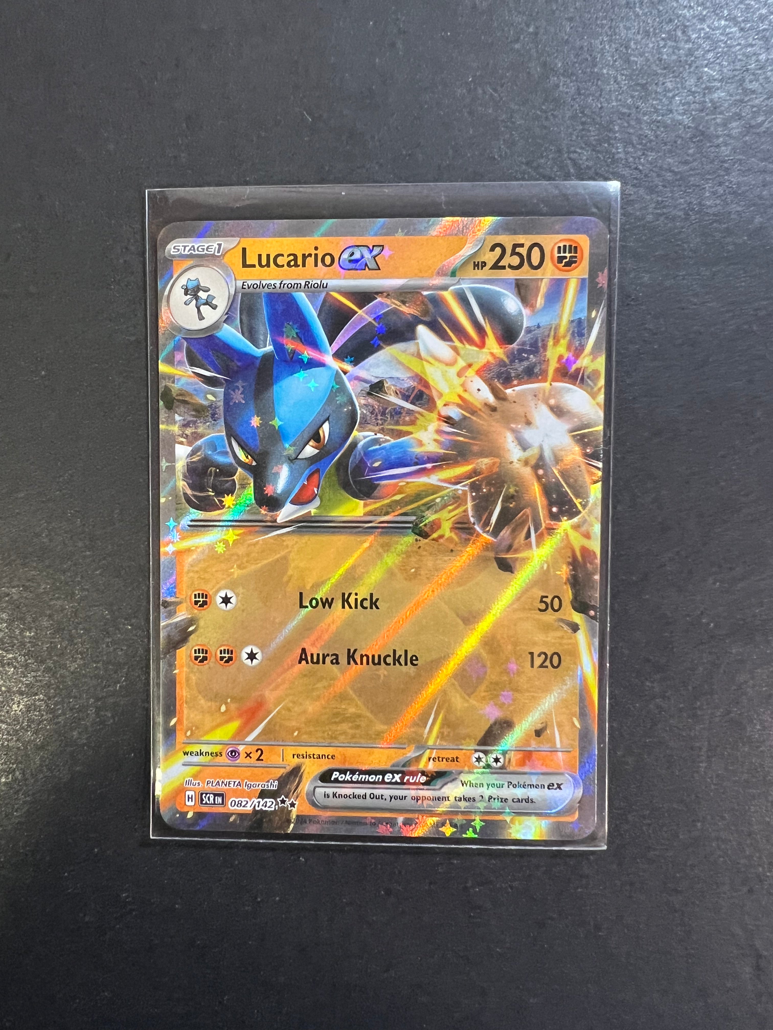 Lucario ex - 082/142 Ultra Rare - Stellar Crown JAB Games13 Lucario ex - 082/142 Ultra Rare - Stellar Crown JAB Games13