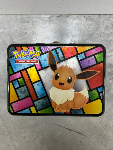 Pokemon Collector’s Chest Empty Lunch Box Tin - Eevee, Vaporeon, Jolteon & Flareon!