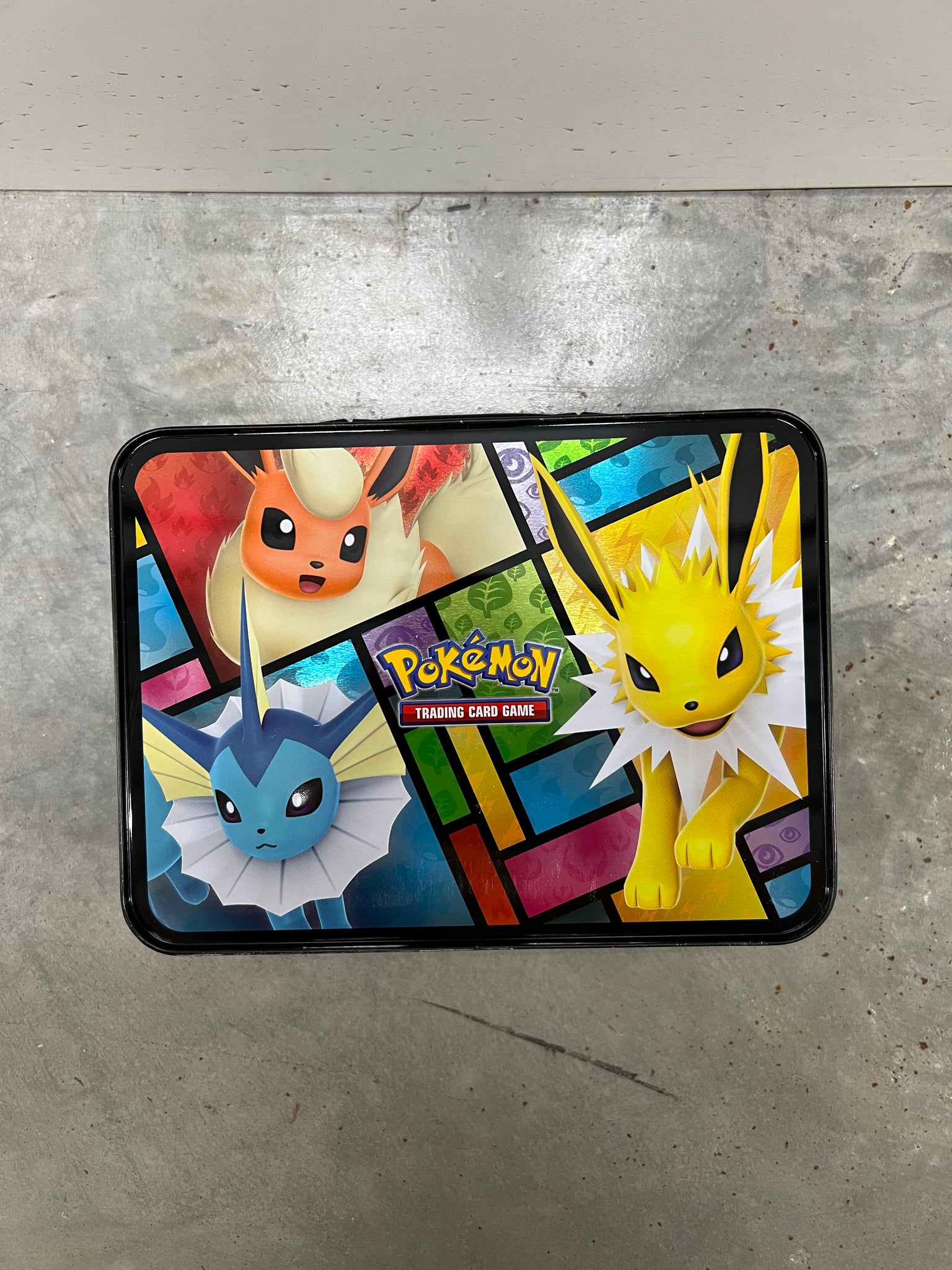 pokemon trading card game lunch box Pokemon Collector's Chest Empty Lunch Box Tin