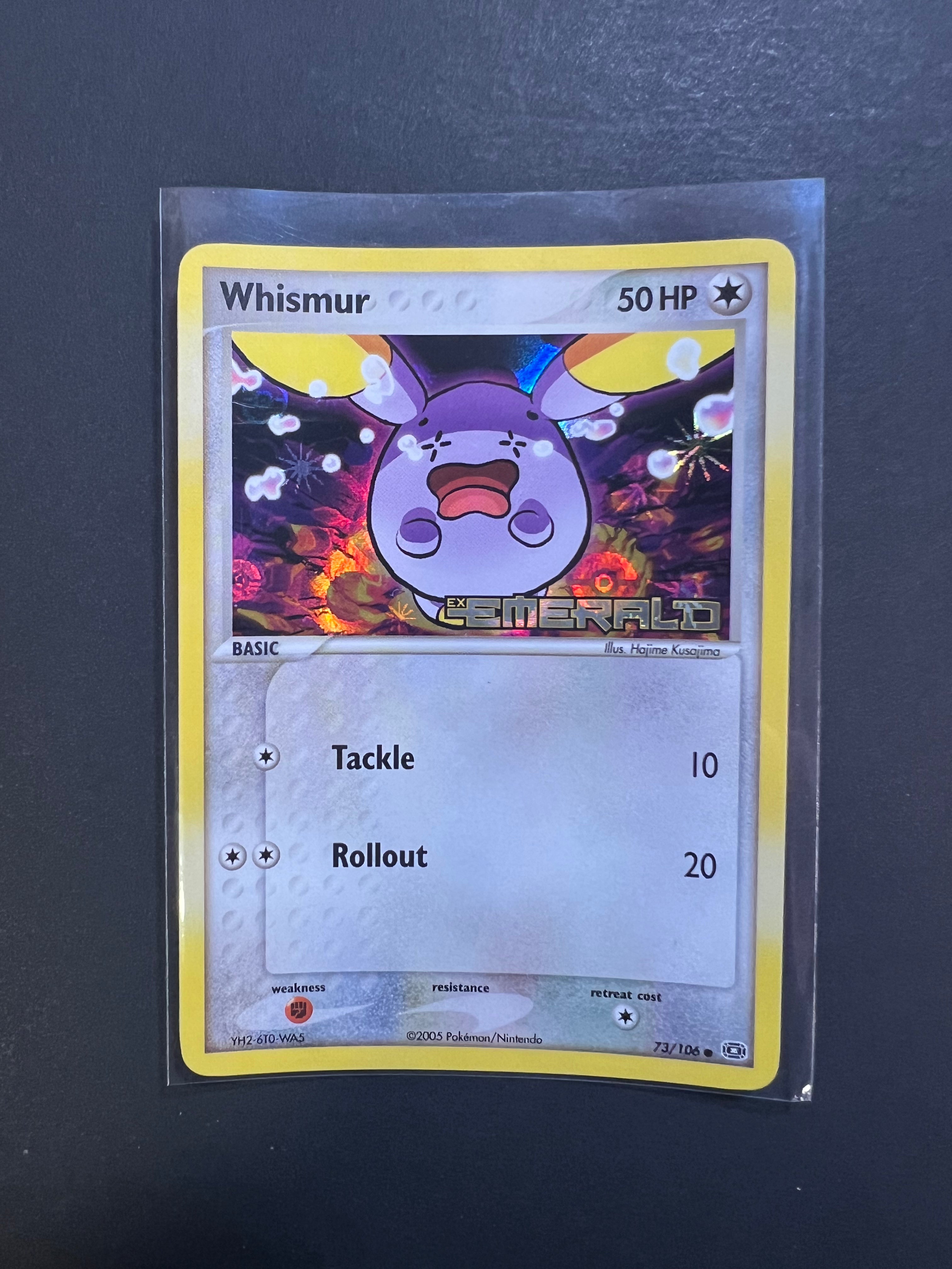 whismur pokemon card Whismur - 73/106 “Stamped” Reverse Holo
