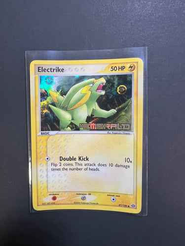 Electrike - 47/106 “Stamped” Reverse Holo - Ex Emerald