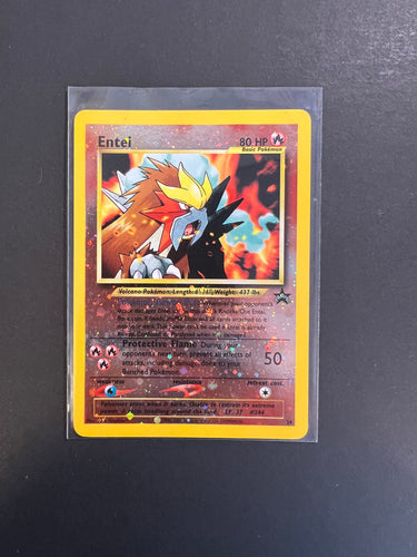 Entei - 34 Reverse Holo - WOTC Black Star Promo