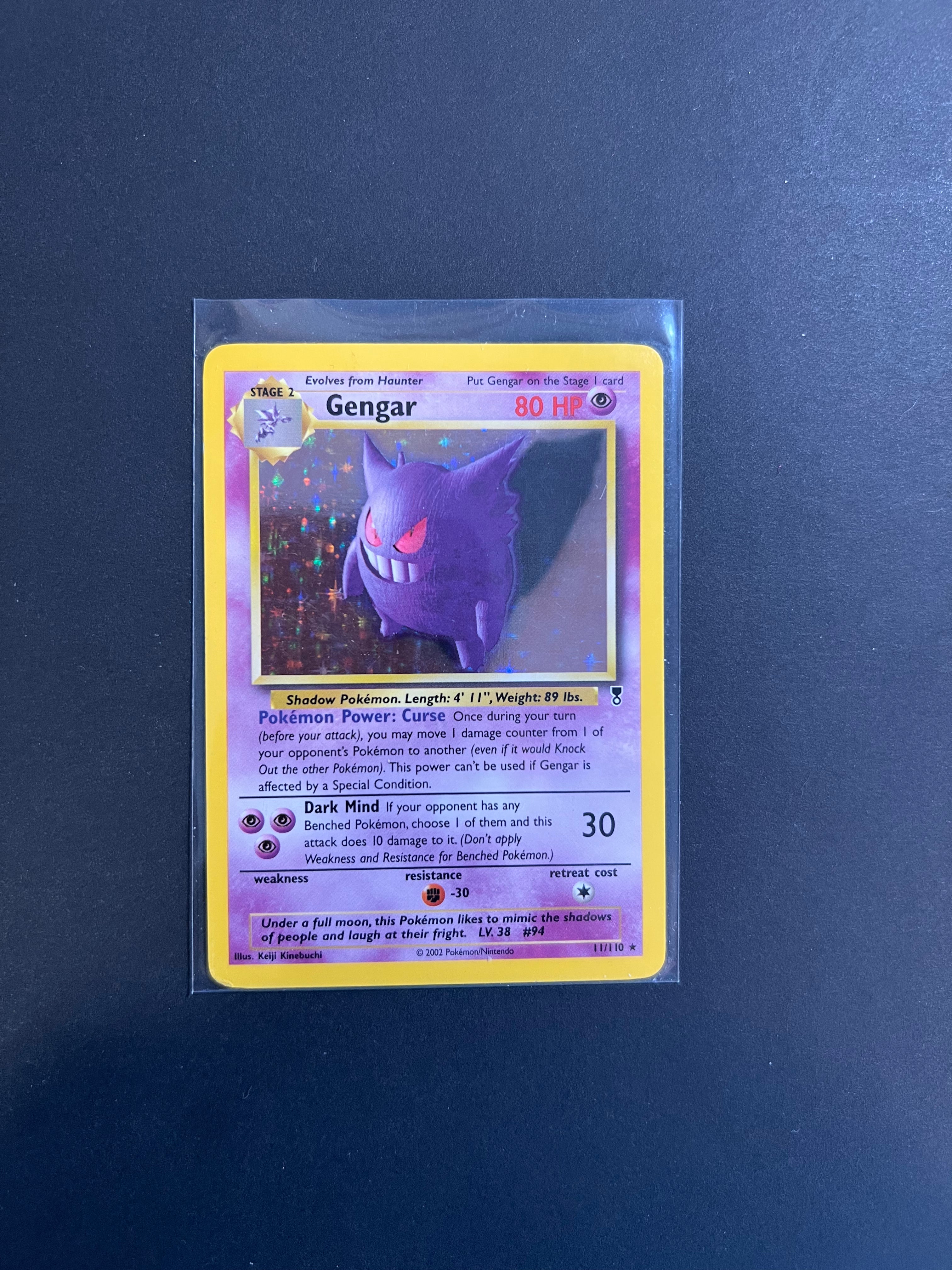 Gengar - 11/110 Holo Rare - Pokemon Legendary Collection JAB Games13 Gengar - 11/110 Holo Rare - Pokemon Legendary Collection JAB Games13