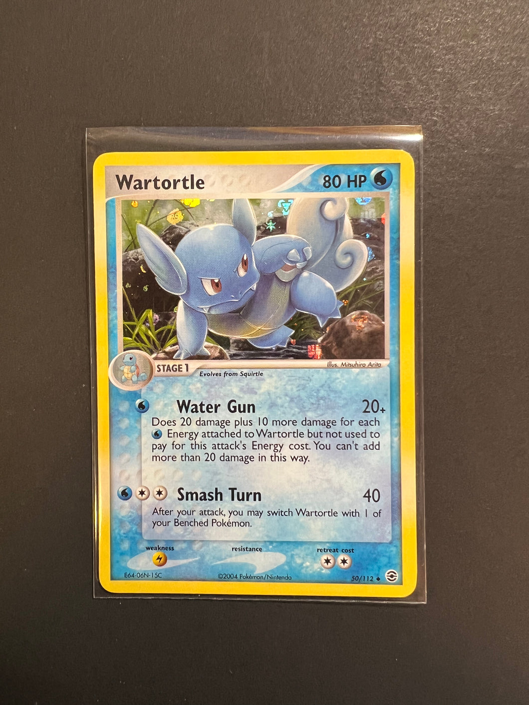 Wartortle - 50/112 Reverse Holo - Ex Fire Red Leaf Green