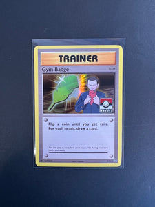 Gym Badge Giovanni - XY210 Holo Rare Trainer - Pokemon League Promo