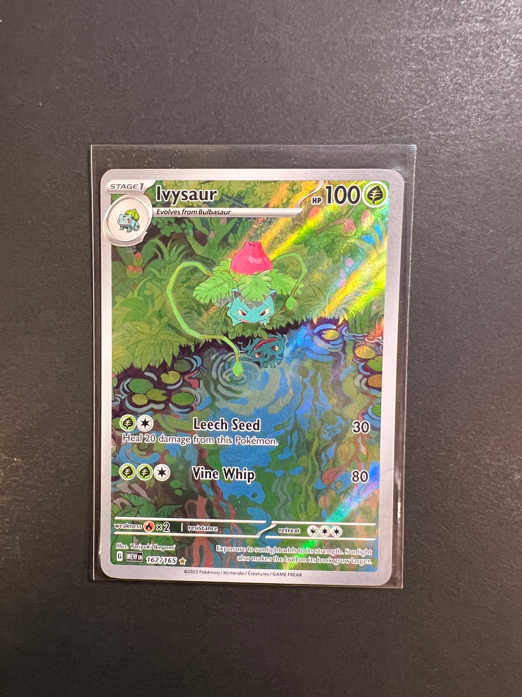 Ivysaur - 167/165 Ultra Rare - Pokemon 151 Set JAB Games13 Ivysaur - 167/165 Ultra Rare - Pokemon 151 Set JAB Games13