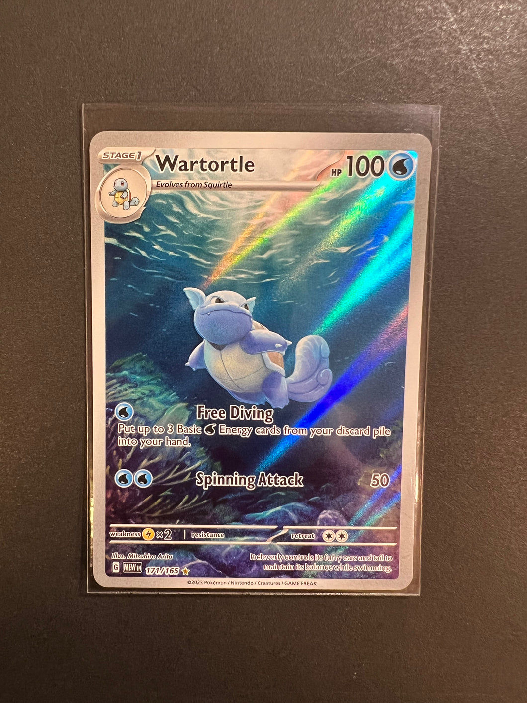 rare wartortle card Wartortle - 171/165 Ultra Rare