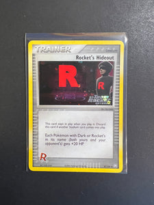 Rocket’s Hideout - 87/109 “Stamped” Reverse Holo Trainer - EX Team Rocket Returns