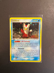 Delibird - 21/109 “Stamped” Reverse Holo Rare - EX Team Rocket Returns