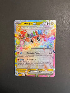 142 191 pokemon card Tatsugiri ex - 142/191 - Ultra Rare Scarlet & Violet: Surging Sparks Singles Darkness Cinnabar Lure Look at the top 10 cards of your deck Tatsugiri ex - 142/191 Full