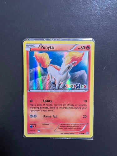 Ponyta - 14/83 Holo Rare - Pokemon Toys R Us Sealed Promo