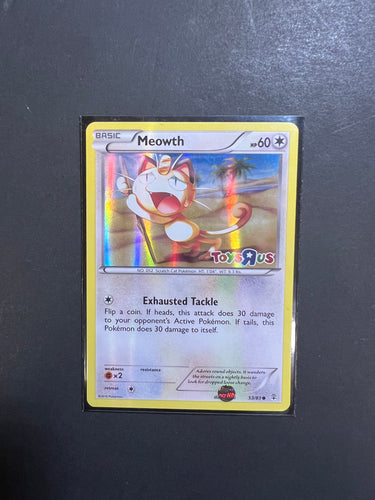 Meowth - 53/83 Holo Rare - Pokemon Toys R Us Promo