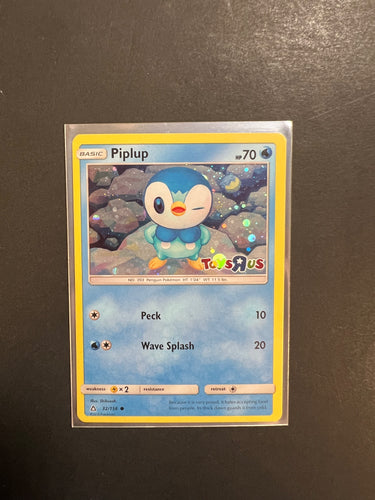 Piplup - 32/156 Holo Rare - Pokemon Toys R Us Promo