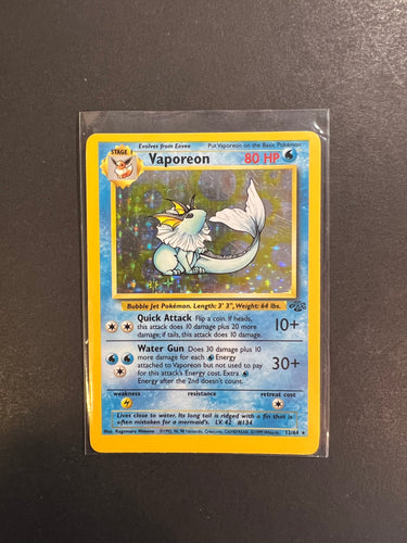 Vaporeon - 12/64 Holo Rare - Pokemon Jungle Set