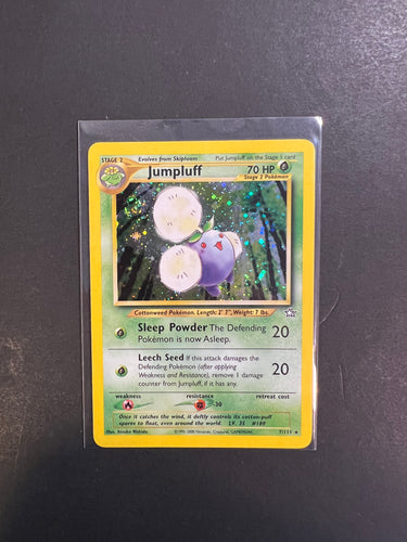 Jumpluff - 7/111 Holo Rare - Pokemon Neo Genesis Set