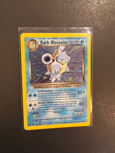 Dark Blastoise - 4/110 Holo Rare - Pokemon Legendary Collection Set