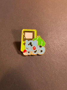 Pokemon Bulbasaur Gameboy Metal Pin!