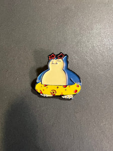 Pokemon Snorlax Metal Pin!