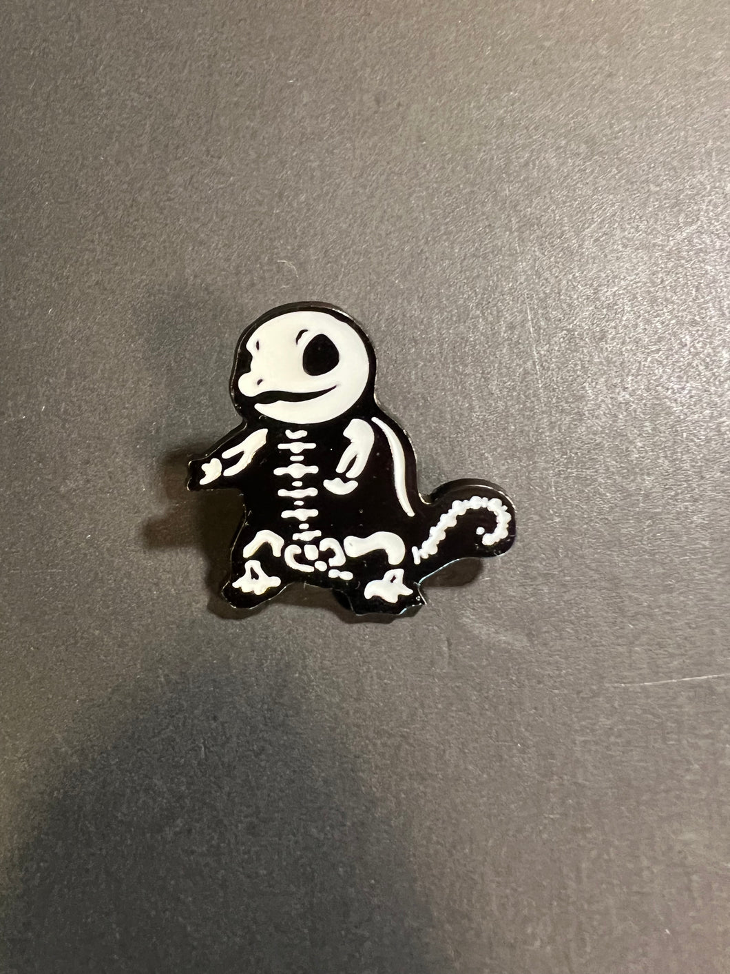 Pokemon Skeleton Squirtle Metal Pin!