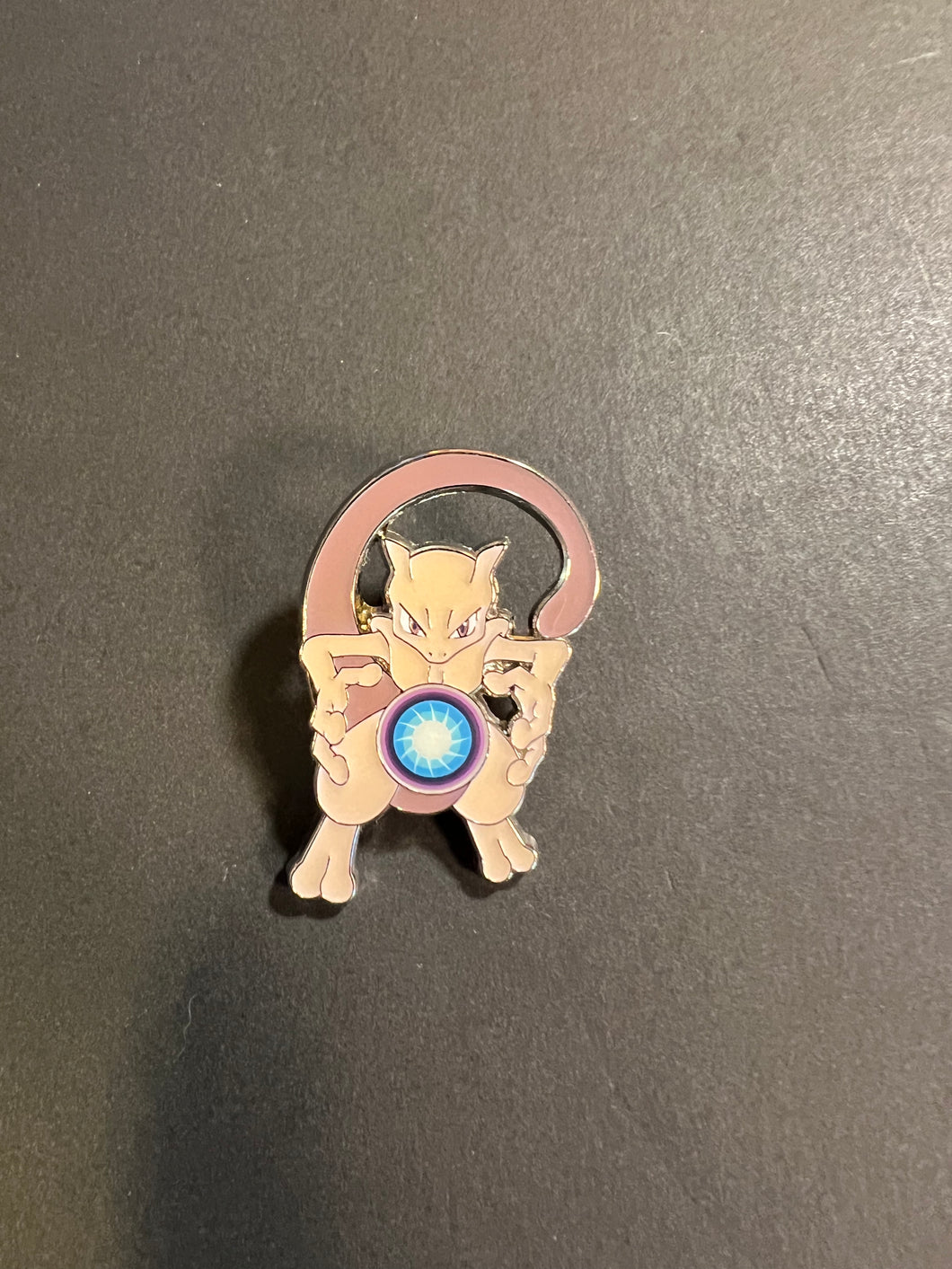 Pokemon Official Mewtwo Metal Pin - Hidden Fates