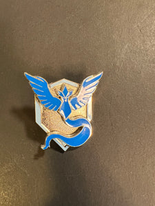 Official Pokemon Go Articuno Metal Pin - Team Mystic