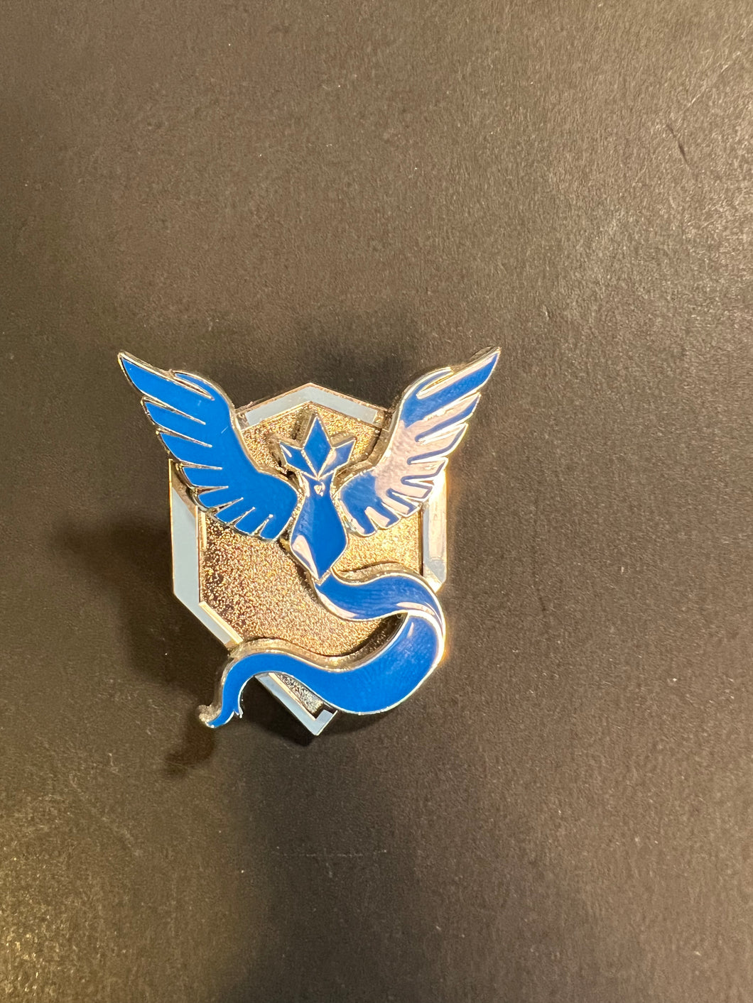 Official Pokemon Go Articuno Metal Pin - Team Mystic