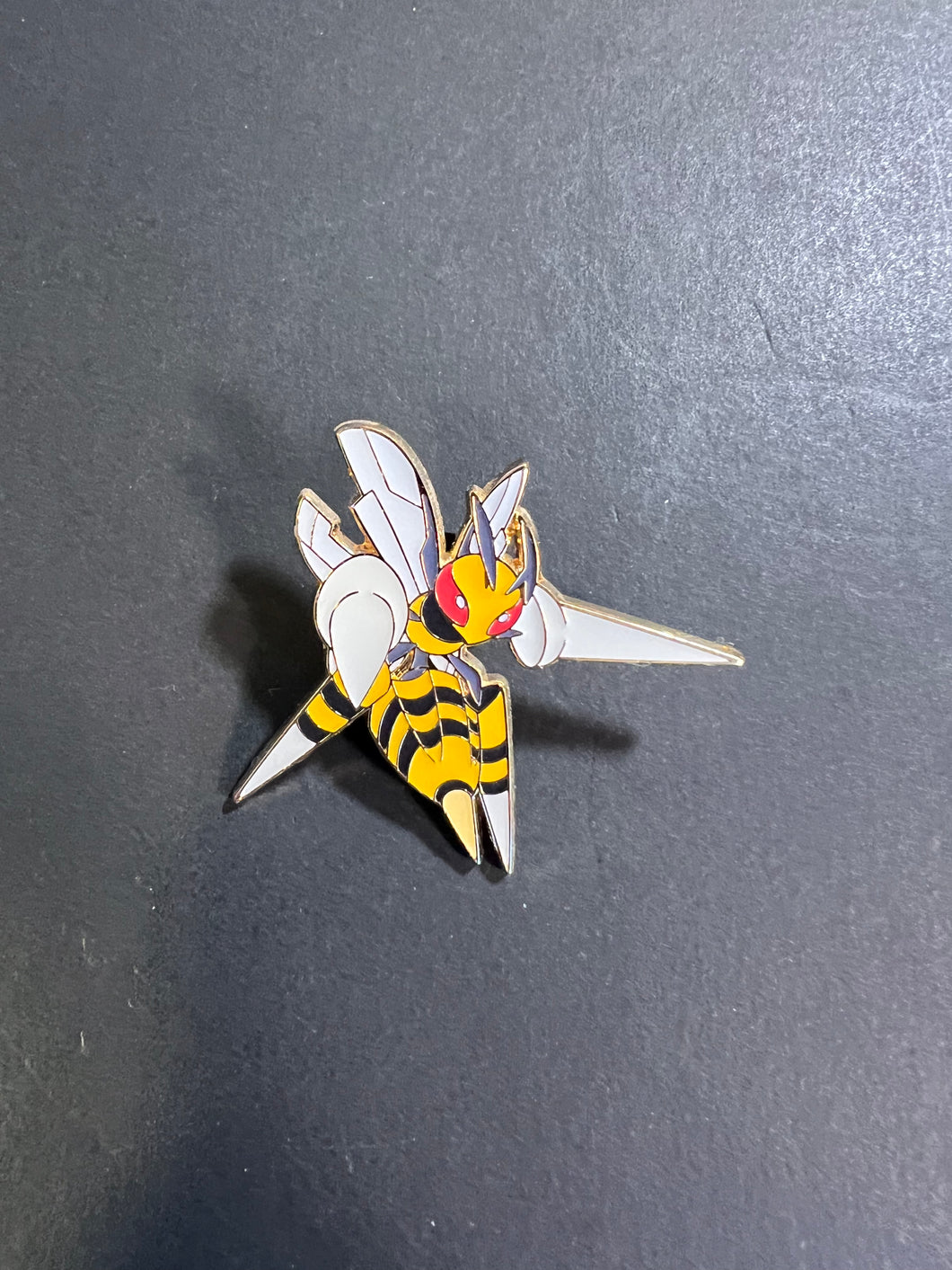 Pokemon Official Mega Beedrill Metal Pin!