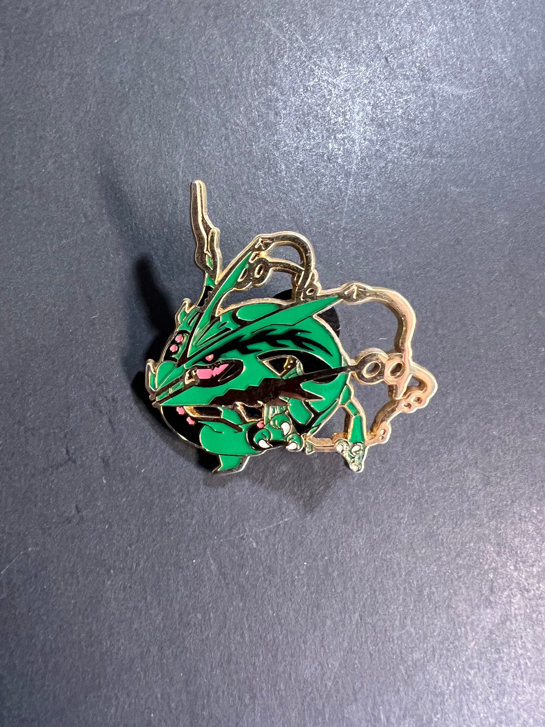 Pokemon Official Rayquaza Metal Pin!