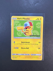 Ash’s Pikachu - SM112 Non Holo Promo - I Choose You Movie