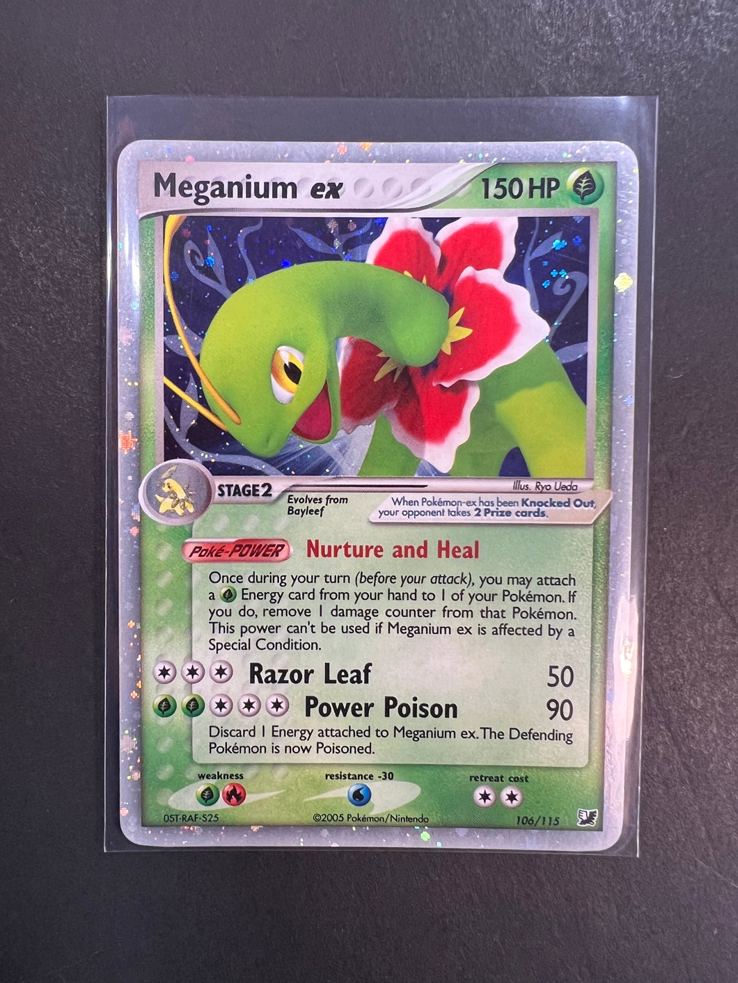 Meganium ex - 106/115 Ultra Rare - EX Unseen Forces