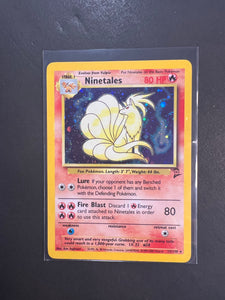 Ninetales - 13/130 Holo Rare - Pokemon Base Set 2