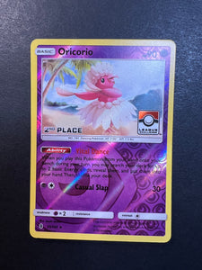 Oricorio (2nd Place) - 55/145 Reverse Holo Rare - League Promo