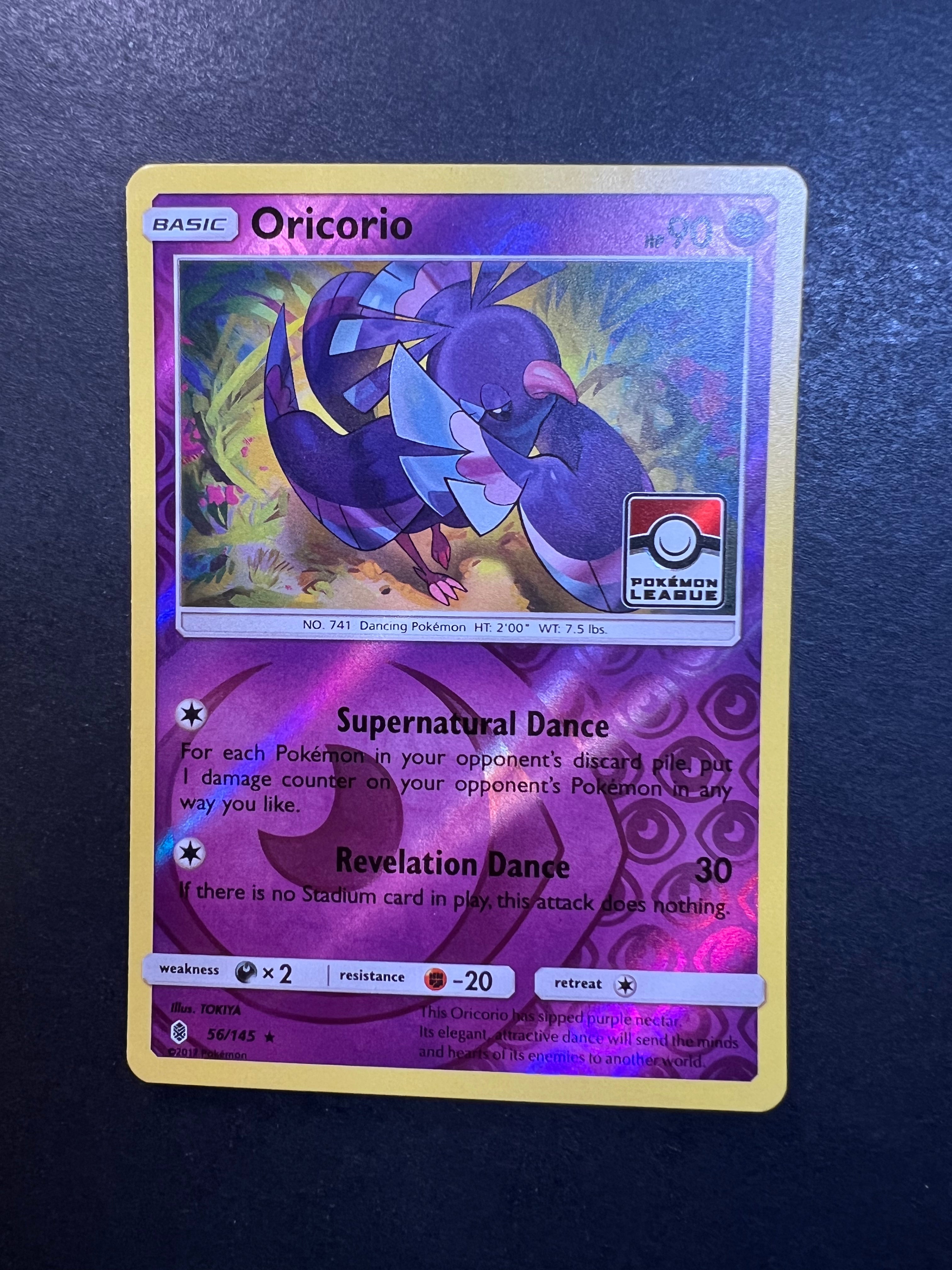 oricorio fusion strike pokemon card value Oricorio - 56/145 - Rare - Reverse Holo