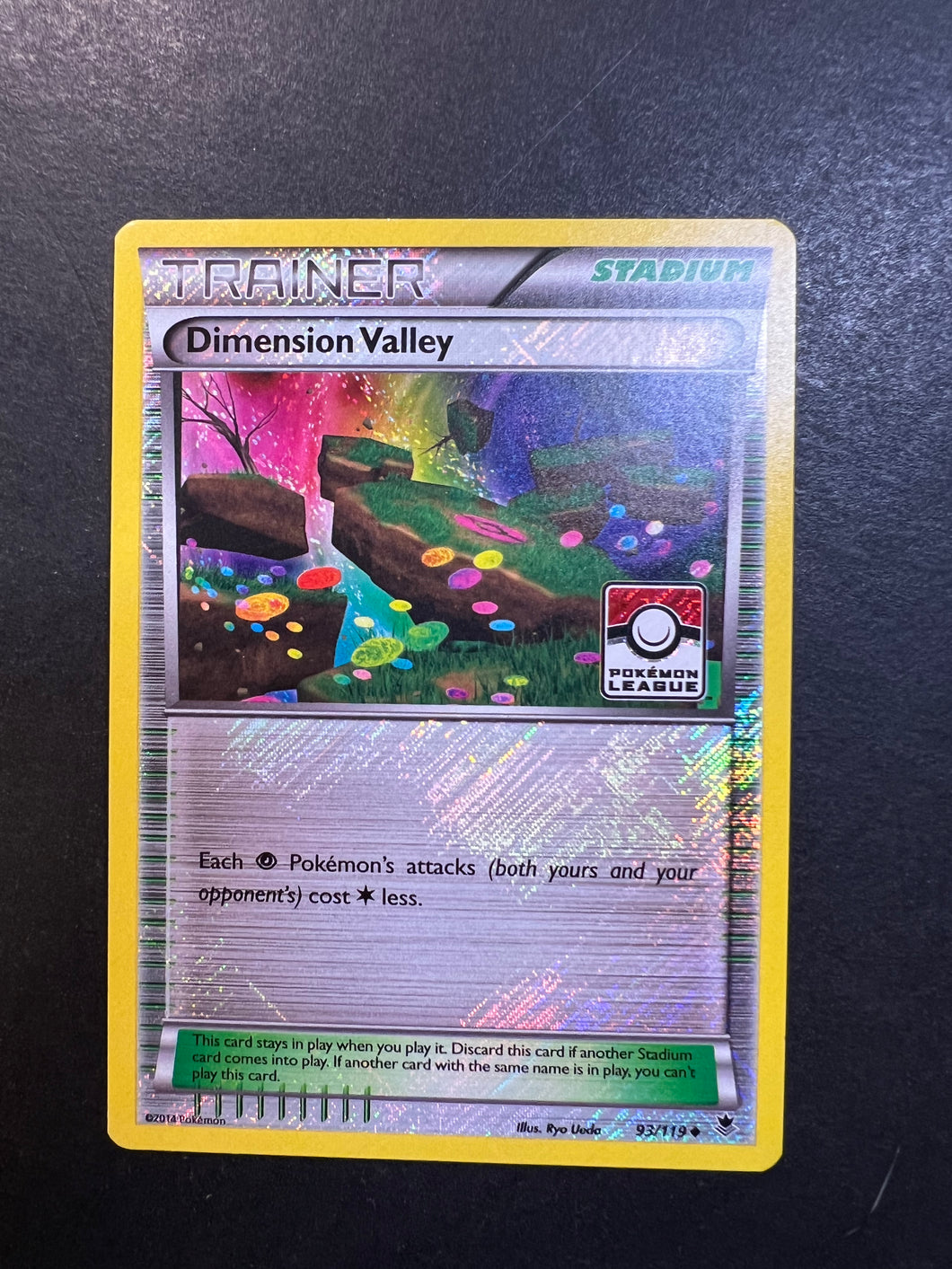 reverse valley pokemon card Dimension Valley - 93/119 Reverse Holo Trainer