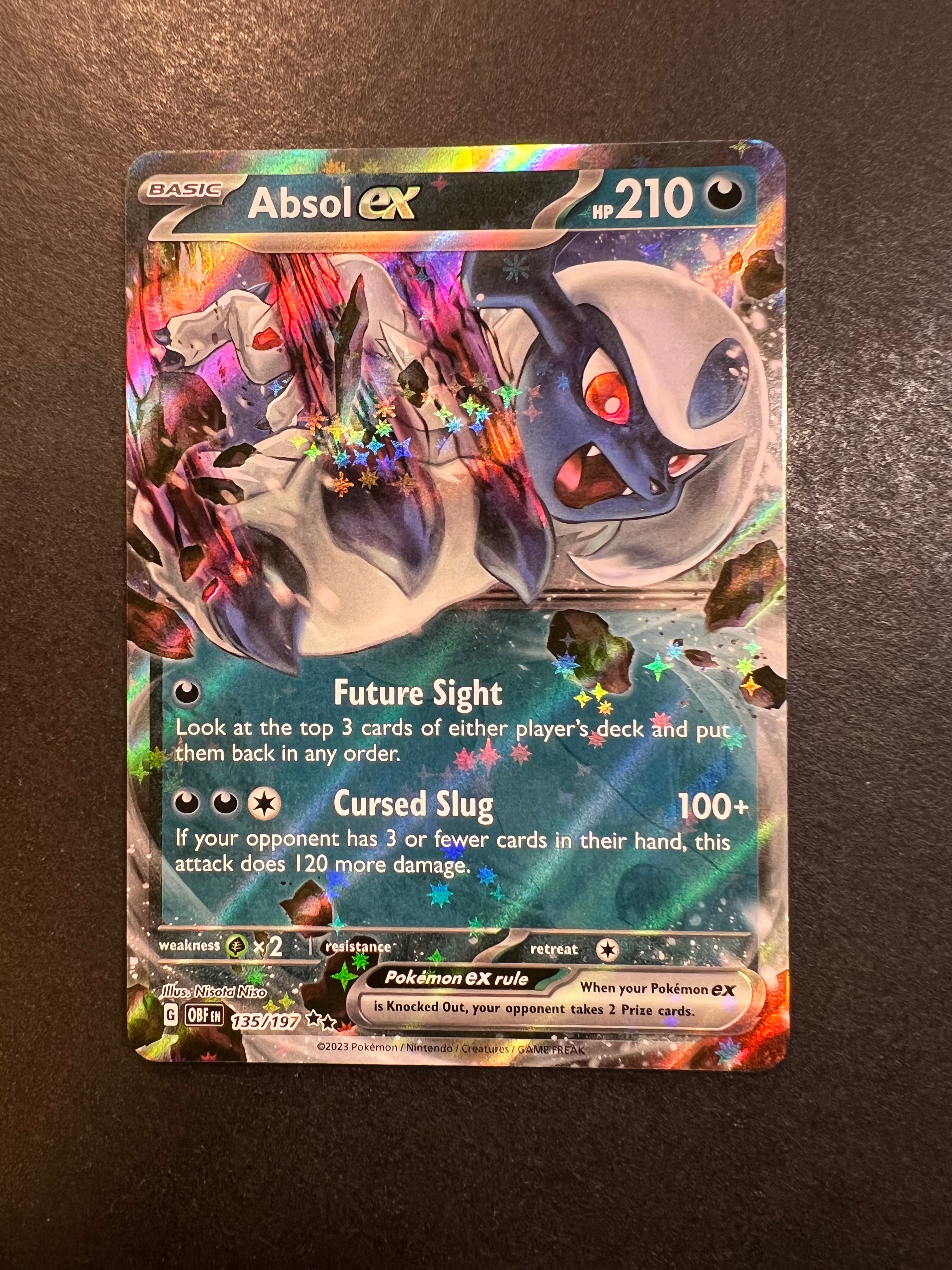 Absol ex - 135/197 Ultra Rare - Obsidian Flames JAB Games13 Absol ex - 135/197 Ultra Rare - Obsidian Flames JAB Games13