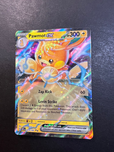 Pawmot ex - 073/197 Ultra Rare - Obsidian Flames